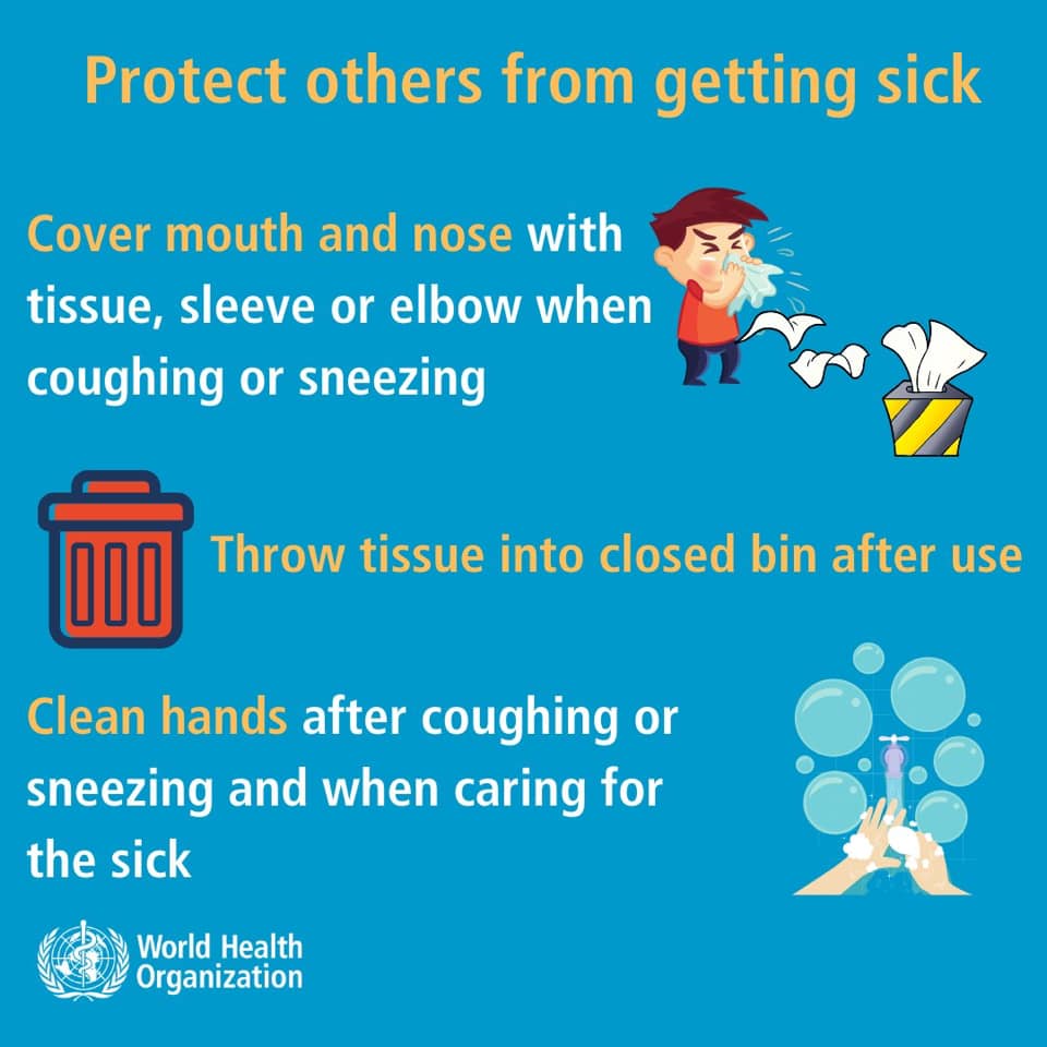 Protect others from getting sick: