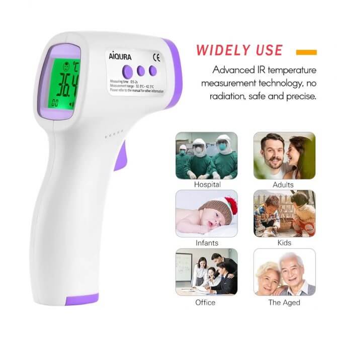 AD801 infrared thermometer