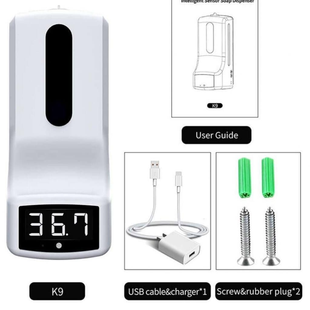 K9 temperature messurement with dispenser