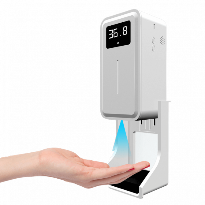 Rehabor A Automatic temperature head disinfection all-in-one machine soap dispenser